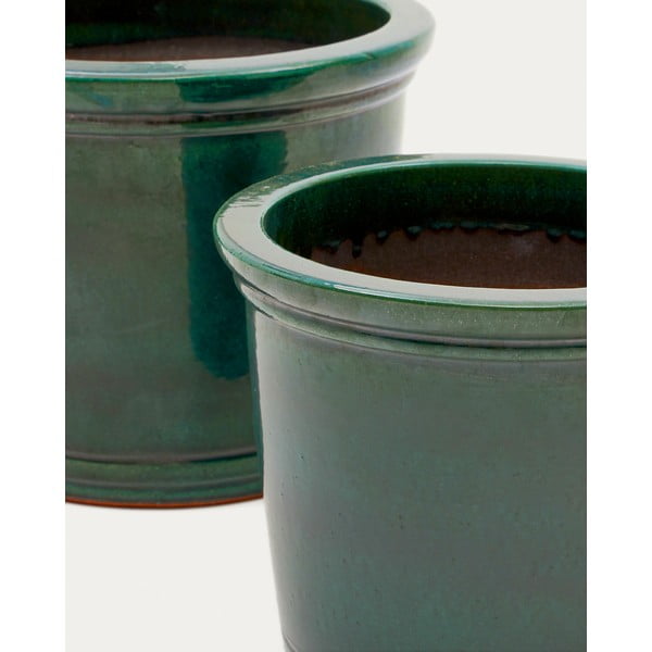 Tegle za cvijeće u setu 2 kom od terakote ø 47 cm Presili – Kave Home-image-4