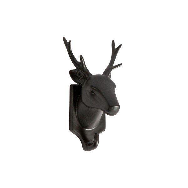 Crni porculanski viseći ukras WOOOD Nona Deer-image-1