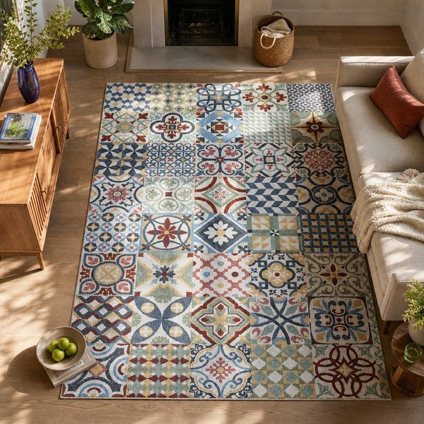 Tepih Universal Azulejos, 80 x 150 cm-image-1