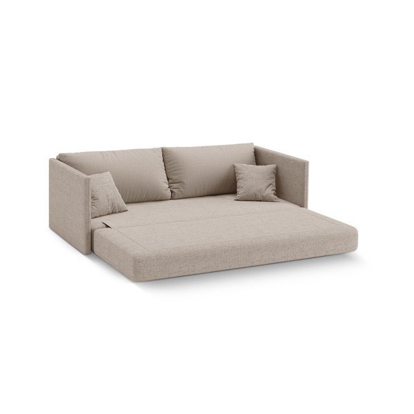 Svjetlo smeđa sklopiva sofa od šenila 209 cm Shannon – Cosmopolitan Design-image-2