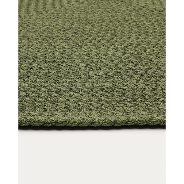 Zeleni unutarnji i vanjski tepih od recikliranih vlakna 160x230 cm Despas – Kave Home-image-3