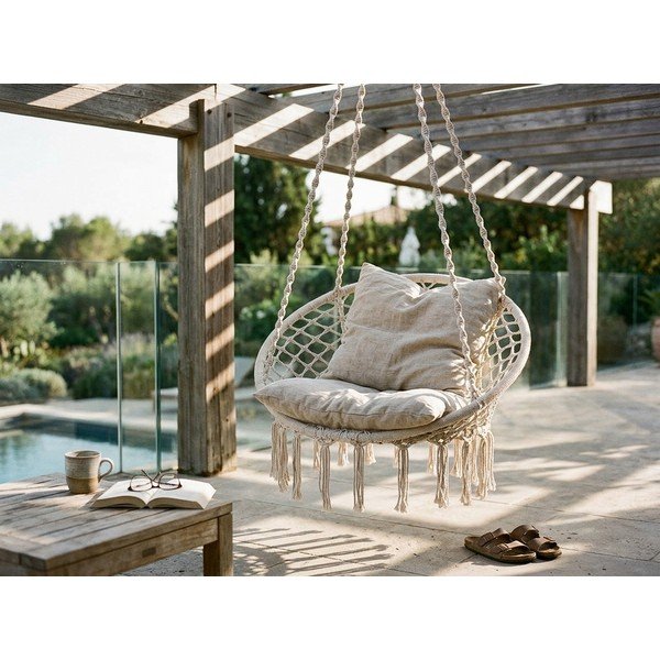 Bež viseća stolica Bonami Essentials Hylla-image-1