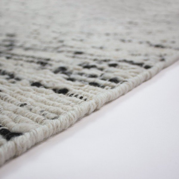 Sivi/boje slonovače ručno rađen vunen tepih 160x230 cm Ellsa  – Flair Rugs-image-4