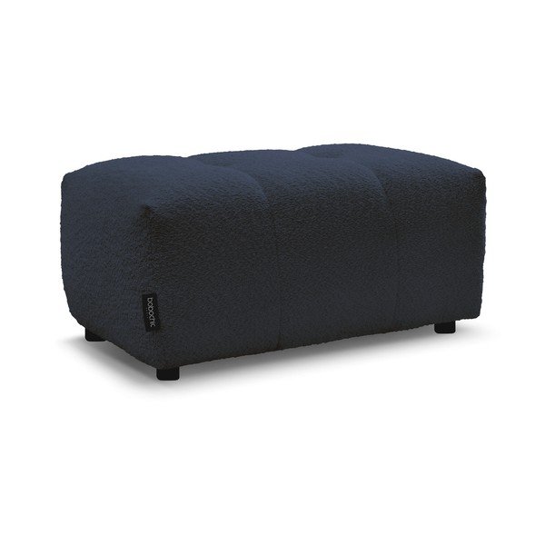 Plavi tabure od bouclé tkanine Roxelane – Bobochic Paris-image-3