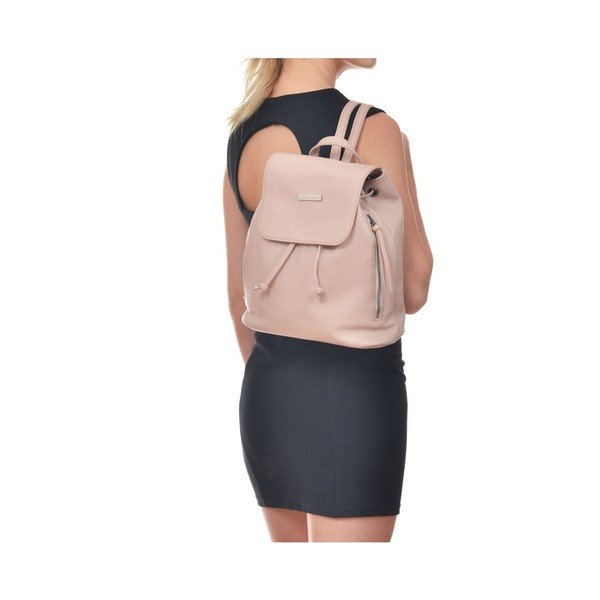 Puderasto ružičasti kožni ruksak Renata Corsi Elda-image-1