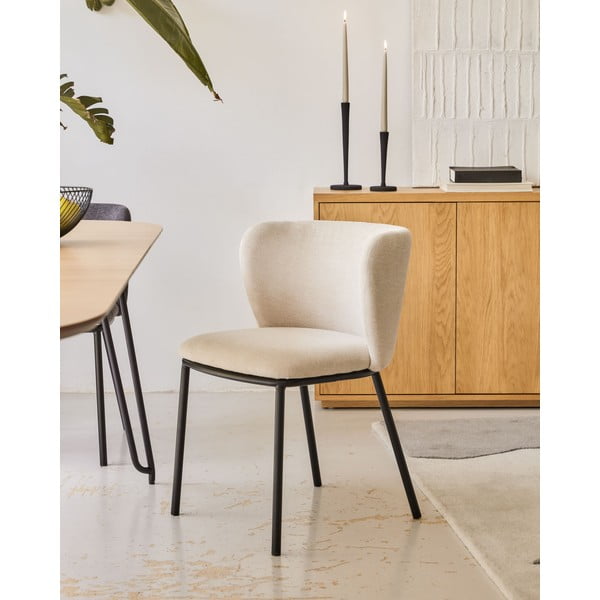 Bež blagovaonska stolica Ciselia - Kave Home-image-1