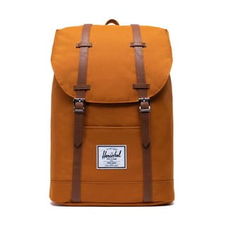Narančasti ruksak s smeđim trakama Herschel Retreat, 19,5 l