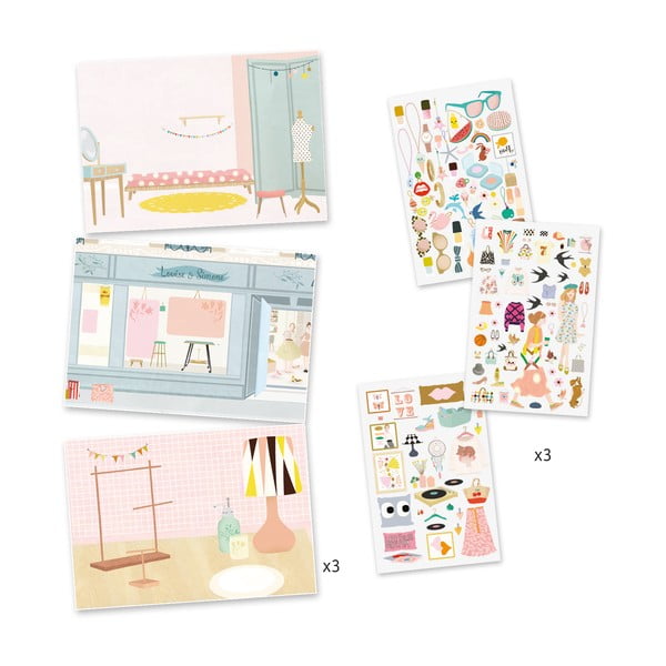 Set popularnih slika Djo modni dizajner-image-2