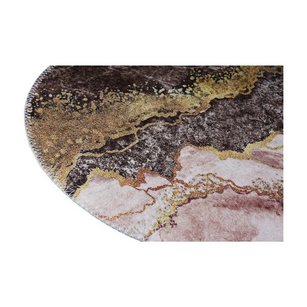Smeđo-u zlatnoj boji perivi tepih 120x180 cm – Vitaus-image-2