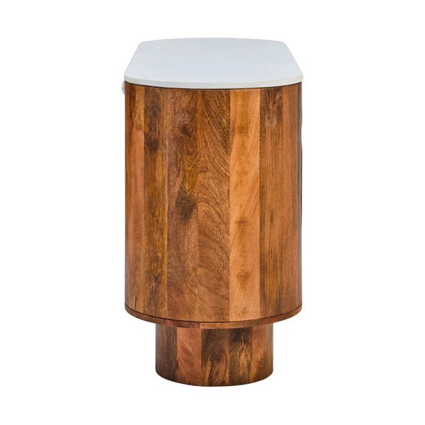 Komoda od masivnog manga u prirodnoj boji 140x75x45 cm Torcino – Premier Housewares-image-2
