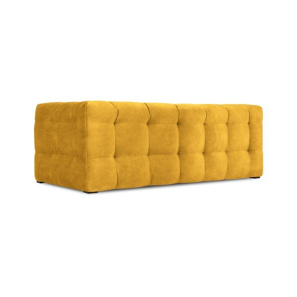 Žuta baršunasta sofa Windsor & Co Sofas Vest, 208 cm-image-4