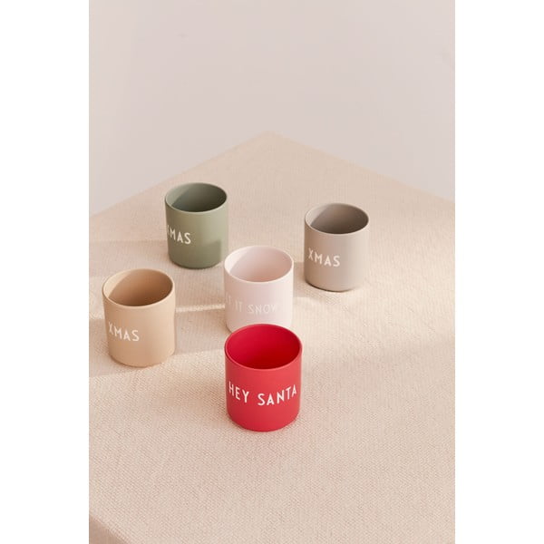 Siva šalica od imitacije porculana Design Letters Favorite, 0,25 l-image-1