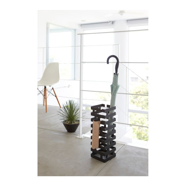 Crni stalak za kišobrane stalak YAMAZAKI Brick-image-2