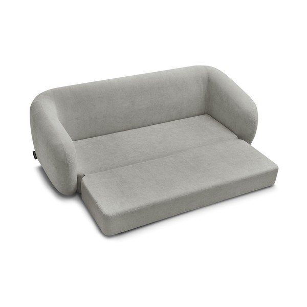 Svijetlo siva sklopiva sofa od šenila 228 cm Neyo – Bobochic Paris-image-3