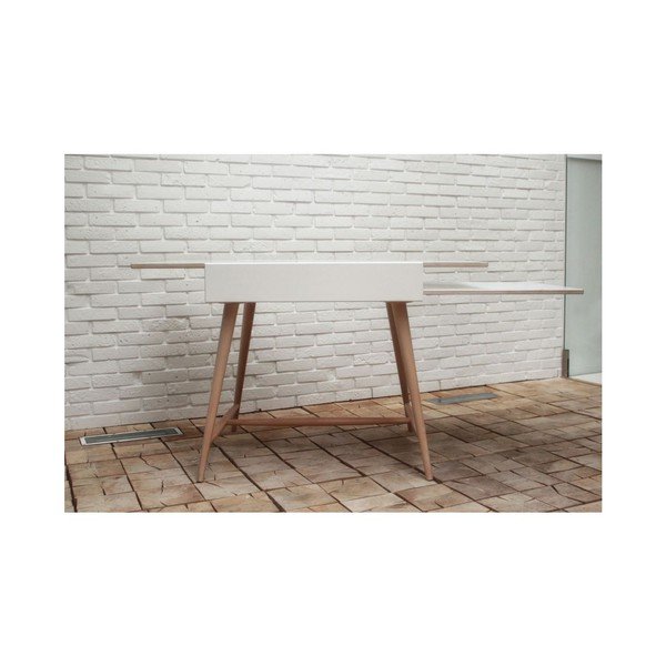 Sklopivi stol Slide White, 80x75 cm-image-4
