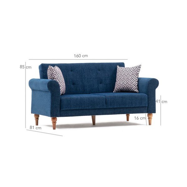 Tamnoplava sofa na razvlačenje Madonna-image-1