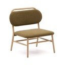 Zelena fotelja od šenila Helda – Kave Home