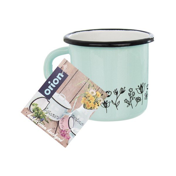 Mint zelena emajlirana šalica Orion Meadow, 400 ml-image-2