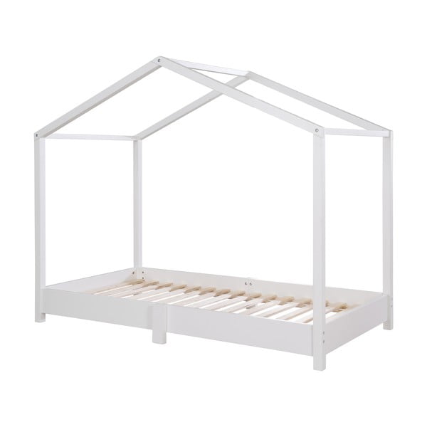Bijeli dječji krevet u obliku kućice 70x140 cm Montessori – Roba