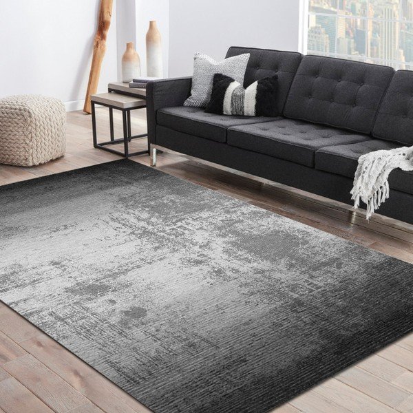 Kate Louise sivo-crni tepih, 80 x 150 cm-image-1