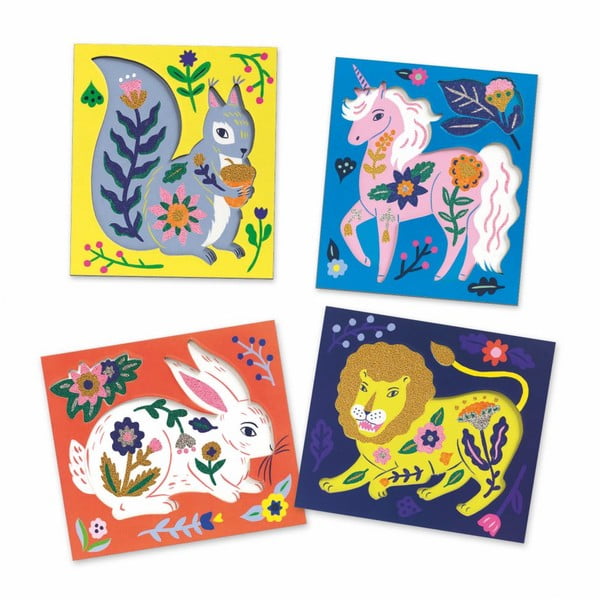 Set umjetničkih perli i predložaka Djeco Cvijeće i životinje