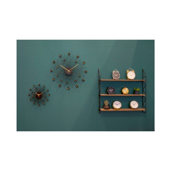 Budilica u metalik zlatnoj boji Karlsson Wake Up-image-1