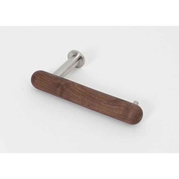 Zidni nosač za toaletni papir od orahovog drveta Wireworks Yoku-image-3