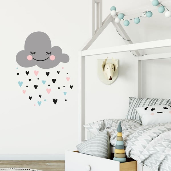 Set zidnih naljepnica Ambiance Cloud-image-1