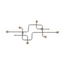 Siva metalna zidna vješalica 60,5 cm Metro – PT LIVING