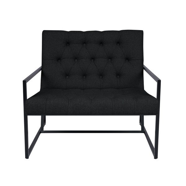Crna fotelja Mazzini Sofas Aster-image-2