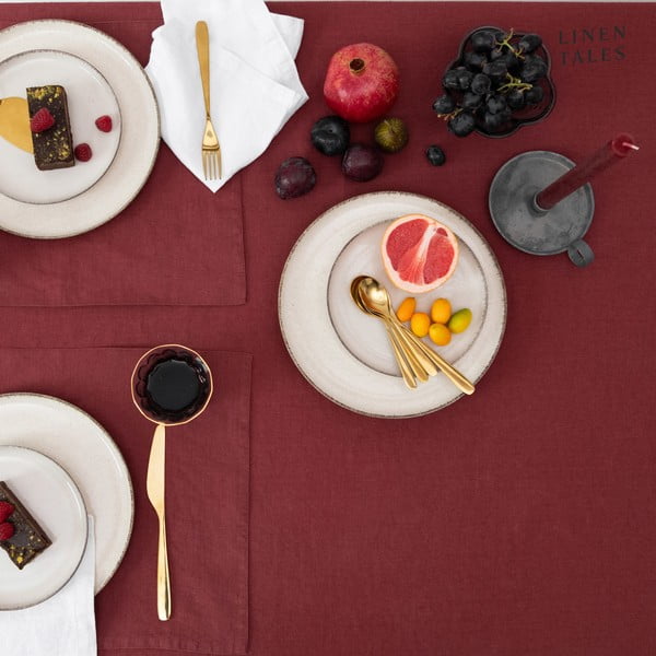 Laneni podmetač 35x45 cm Marsala – Linen Tales-image-2