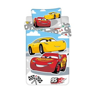 Pamučna dječja posteljina za dječji krevetić 100x135 cm Cars – Jerry Fabrics