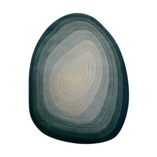 Plavi vunen tepih 200x290 cm Puddle Ombre Wool – Flair Rugs