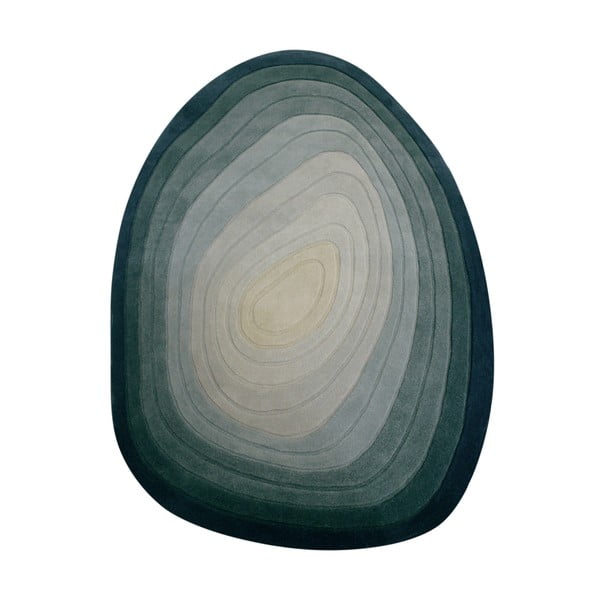 Plavi vunen tepih 160x230 cm Puddle Ombre Wool – Flair Rugs