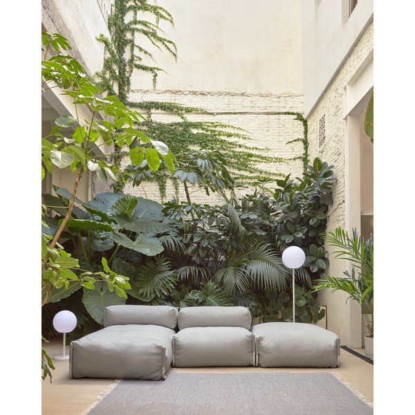 Sivi vrtni tabure Square – Kave Home-image-4