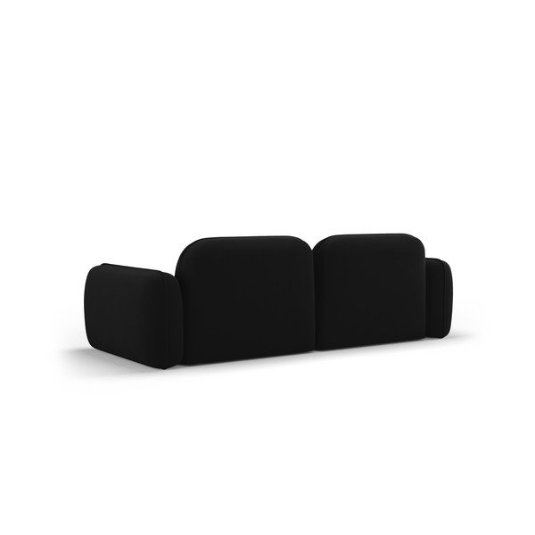 Crna baršunasta sofa 230 cm Audrey – Interieurs 86-image-3