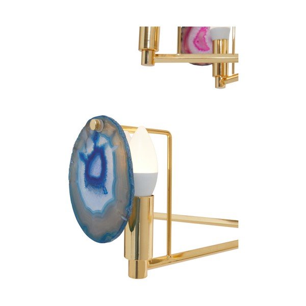 Metalna viseća svjetiljka u zlatnoj boji Glamour – Premier Housewares-image-3