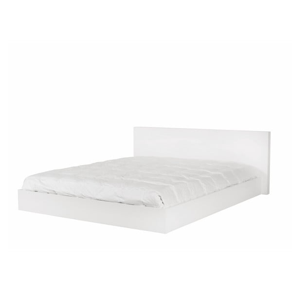 Bijeli bračni krevet TemaHome Float, 180 x 200 cm