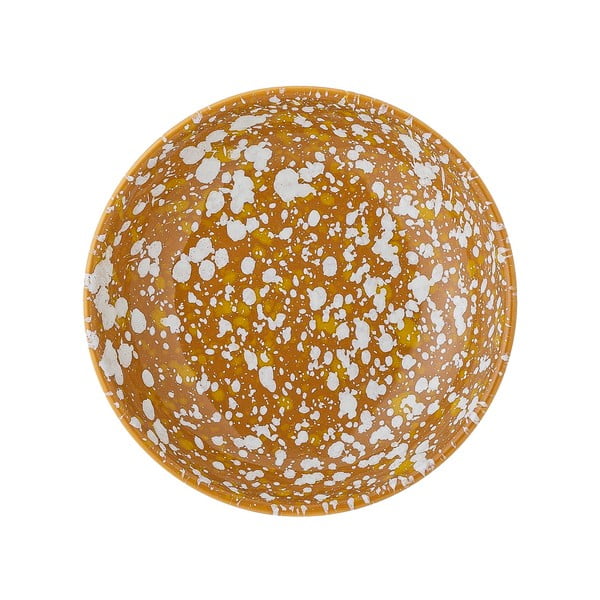 Narančasto-bijeli keramički desertni tanjur Bloomingville Carmel, ø 11 cm-image-2