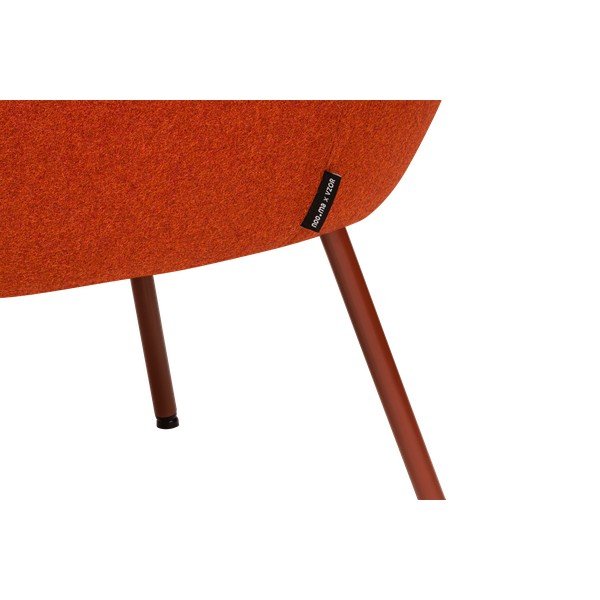 Crvena vunena fotelja RM58 – noo.ma-image-4