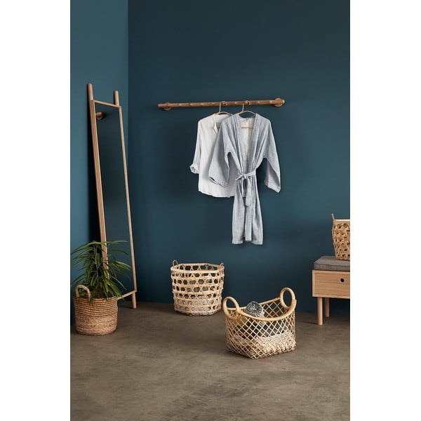 Stojeće ogledalo s okvirom od masivnog drveta 53x188 cm Lean – Hübsch-image-2