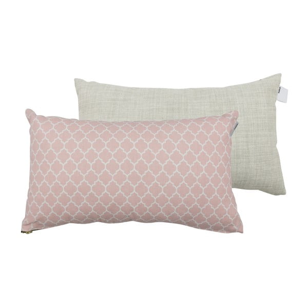 Set od 2 jastuka s punjenjem Karup Deco Cushion marokanski božur / svijetlo siva, 45 x 25 cm
