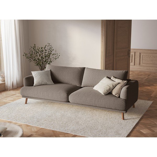 Smeđe-siva sofa 200 cm Naomi – Micadoni -image-1