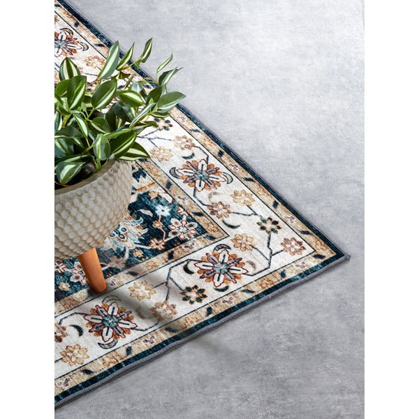 Plavi tepih 160x230 cm Saveh Blue Cream – Elle Decoration-image-2