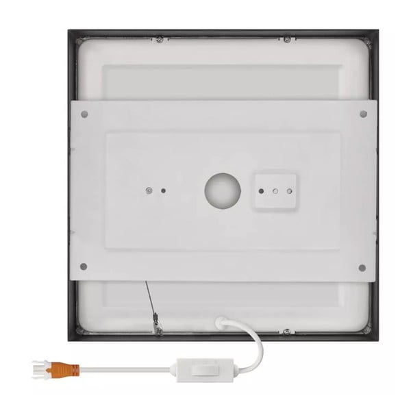 Mat crna LED stropna svjetiljka 22.5x22.5 cm Nexxo – EMOS-image-2