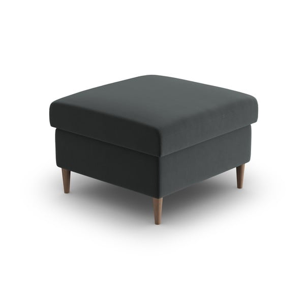 Tamno sivi baršunast tabure Kyoto – Cosmopolitan Design-image-2