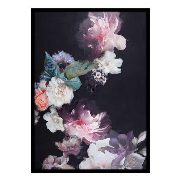 Plakat s okvirom 50x70 cm Purple Blossom – Malerifabrikken