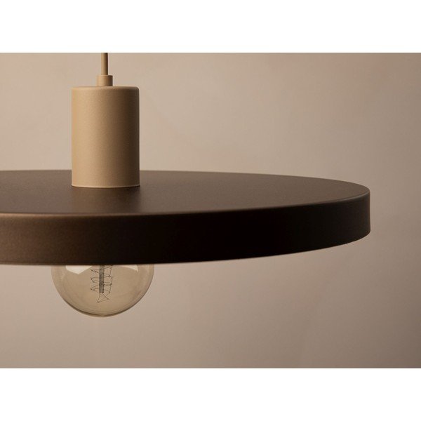 Svjetlo smeđa metalna viseća svjetiljka ø 40 cm Ori – Micadoni -image-1