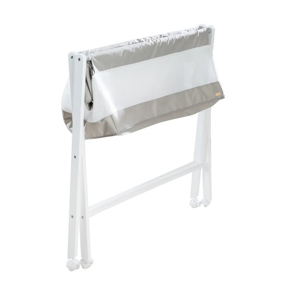 Bijela kolijevka na kotačićima/sklopiva 90x45 cm – Roba-image-4