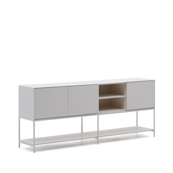 Bijela niska komoda 195x80 cm Vedrana – Kave Home-image-2